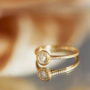 แหวนแต่งงานเพทายสีเงินแท้925แหวนหมั้นดีไซน์เรียบง่ายเครื่องประดับสำหรับงานเลี้ยงของผู้หญิง - Product Image 3