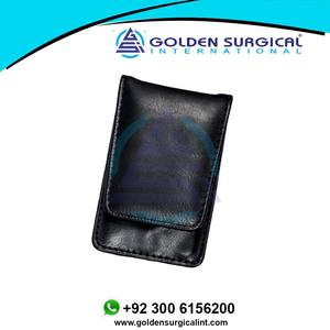 Ensemble de 5 pinces à épiler avec étui de voyage en cuir |   Ensemble de coupe-ongles personnalisé en gros, 2 pièces, avec étui en cuir - Product Image 3