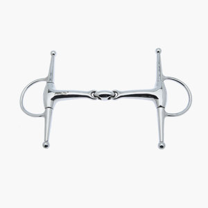 2025 mèches de cheval en acier inoxydable de haute qualité mèche pleine joue Eggbutt Snaffle Double joint 18mm Bit - Product Image 1
