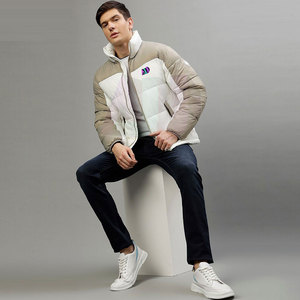 Veste d'hiver matelassée pour homme en nylon/polyester, meilleur prix, avec logo sur le devant, coupe-vent et respirante, faible MOQ, haute qualité - Product Image 1