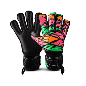Gants de gardien de but GK blancs personnalisés Gants de gardien en latex allemand de qualité supérieure Gants de gardien de but avec logo personnalisé - Product Image 1