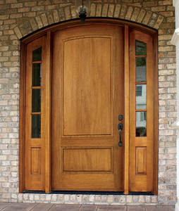 Porte en bois massif de teck et de chêne de qualité supérieure, surface finie insonorisée, haute durabilité, utilisation en villa, style minimaliste, avec garantie de 3 ans - Product Image 5