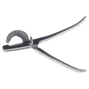 Émasculateur en acier inoxydable blanc pour la castration vétérinaire, outil chirurgical robuste pour le bétail, instrument de type ciseaux - Product Image 4