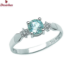 Best selling wholesale manufacturer custom brand <b>jewellery</b> 925 sterling <b>silver</b> natural blue topaz gemstone CZ ring for women - Product Image 3