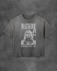 T-Shirt Vintage Lavage à l'acide T-Shirt Lavage à l'acide T-Shirt Streetwear Tee Personnalisé Vintage Trou Déchiré en Détresse t-shirt pour Hommes - Product Image 2