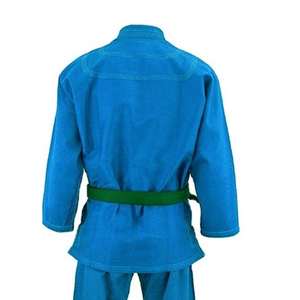 Factory Made Custom Martial Art BJJ Gi Jiu Jitsu Uniform 100% Cotton Embroidered Sports Wear with <b>Belt</b> Labels Inside Lining - Product Image 5