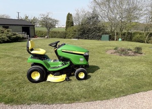 John Deere X950R Electric Ride-On Lawn Mower-Industrial Grade <b>Remote</b> <b>Control</b> for Farm Use - Product Image 5