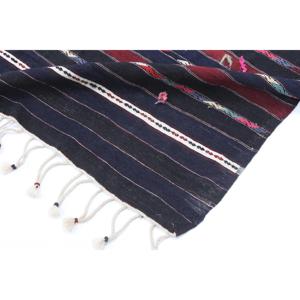 Alfombra Turca de 4.7x6.6 pies, Alfombra Vintage, Alfombra Negra con Diseño Floral de Lana - Product Image 5