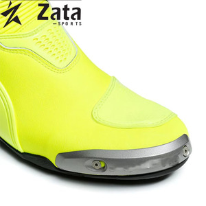 Botas de Motociclismo Unisex Profesionales Transpirables con Puntera de Acero, de Cuero, Impermeables, con Cierre de Velcro, Estilo Deportivo, para Verano - Product Image 3