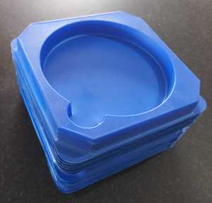 Plateaux d'emballage en plastique PVC bleu Solution de stockage écologique - Product Image 1