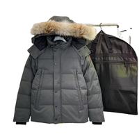 Blouson d'hiver matelassé pour homme de haute qualité, style décontracté, coupe-vent canadien, chaud, respirant, séchage rapide, épais, personnalisable à l'avant