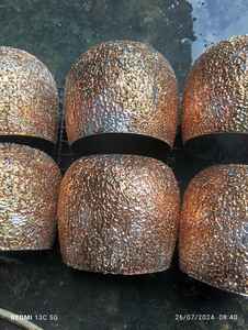 Jarrón mosaico de vidrieras hecho a mano vintage grande - Product Image 4