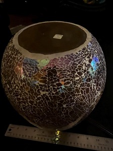 Beautiful Colorful Mosaic Round Small Votive Christmas & Party Decoration Mosaic Tealight <b>Marble</b> Silk Screen Printing <b>Candle</b> Jar - Product Image 5