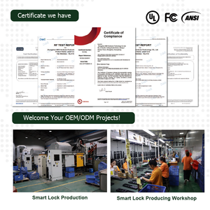 P09 ระบบล็อคประตูอัจฉริยะแบบสแกนลายนิ้วมือ ความปลอดภัยสูง สำหรับห้องนอน รองรับ Tuya Wifi ระบบดิจิตอลอิเล็กทรอนิกส์ TTlock ตัวล็อคทำจากอลูมิเนียมอัลลอย - Product Image 5