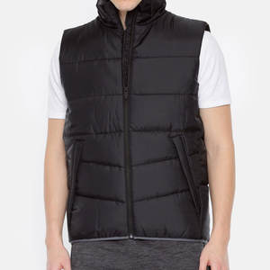 Último diseño personalizado hecho de alta calidad logotipo personalizado hombres chaleco ligero sin mangas invierno cálido abrigo chaleco acolchado - Product Image 1