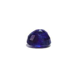 Saphir bleu facetté 5,3 carats, pierre précieuse naturelle, taille 10 mm, traitement thermique, hauteur 8 mm, hauteur de l'élément 6 mm, hauteur de l'item 3 mm - Product Image 3