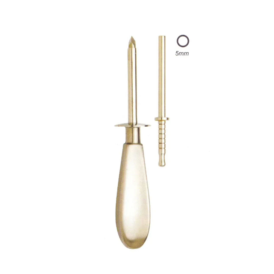 Professional Stainless Steel Veterinary Insemination Trocar Cattle and Animals Use Instrument