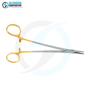 Portaagujas Debakey Manual de Acero Inoxidable de Grado Hospitalario, Instrumento con Certificación CE para una Sutura Confiable en Quirófano - Product Image 3