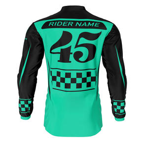 Ropa deportiva sublimada MX personalizada de alta calidad, pantalones de Motocross transpirables, para carreras de BMX Jersey, disponible en tallas grandes, venta al por mayor - Product Image 5