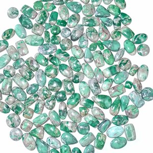 AAA + CALIDAD Natural variscita cabujón suelto joyería fina Fabricación de piedras preciosas al por mayor lote Material tamaño libre variscita piedra preciosa - Product Image 6