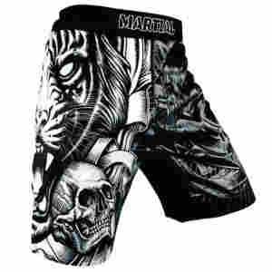 Pantalones Cortos de Boxeo Sublimados de Diseño Personalizado de Alta Calidad, Elásticos, Transpirables, de Secado Rápido, Duraderos, con Cintura Elástica, para MMA y Artes Marciales - Product Image 1