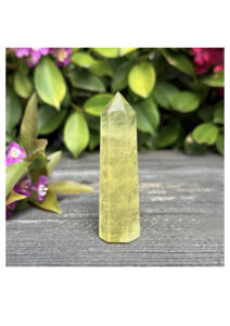 Tour de cristal de quartz citron naturel, obélisque de rhodonite, tour de cristal, énergie cristalline, guérison par le reiki, cadeau de cristal - Product Image 3