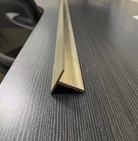 Barre en laiton en forme de T, en forme de U, en forme de L, décoration, barre en cuivre, angle en laiton