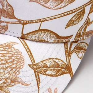 Gorra de béisbol Snapback deportiva con patrón de leopardo en relieve personalizado clásico impresa en fábrica en tela Oxford impermeable transpirable - Product Image 6