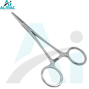 Fórceps Kelly hechos a mano de precisión ALMAC para procedimientos quirúrgicos con mecanismo de bloqueo suave y diseño ergonómico - Product Image 1