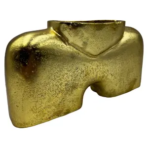 Jarrón de Hierro Moderno Hecho a Mano para Mesa Alta, Estilo Costero, Elegante Jarrón para Flores de Salón, Zahid Exports India, Gran Mayorista - Product Image 2