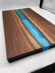 เขียงทำจากเรซินไม้ธรรมชาติปรับแต่งได้ตามต้องการสีที่ออกแบบได้อย่างหรูหราทันสมัยสำหรับบ้าน - Product Image 6