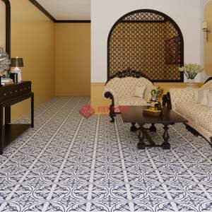 Azulejos de Cemento de 200x200 mm, Hechos a Mano, Aportan un Encanto Vibrante a las Superficies Interiores. - Product Image 2