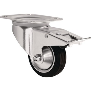 ล้อหมุนได้ 80 มม. เส้นผ่านศูนย์กลาง รับน้ำหนักได้ 70 กก. แผ่นรอง 105x80 มม. TECWERK - Product Image 1
