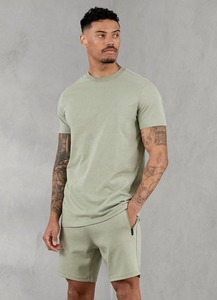 Vêtements de plage deux pièces sport d'été pour hommes, survêtement, t-shirt, ensemble court Offre Spéciale - Product Image 4