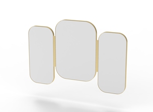 Artesanía Metal Espejo colgante de pared Arte decorativo sofisticado para cualquier espacio - Product Image 3