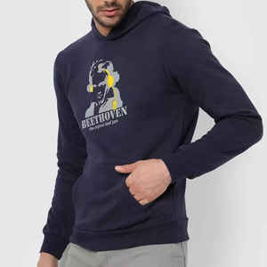 Sudadera con capucha de lana de algodón de alta calidad al por mayor de alta calidad 280Gsm 390Gsm Sudadera con capucha impresa - Product Image 6