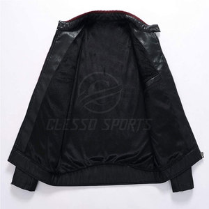 Veste de moto en cuir pour homme, veste de motard, veste de course moto - Product Image 3