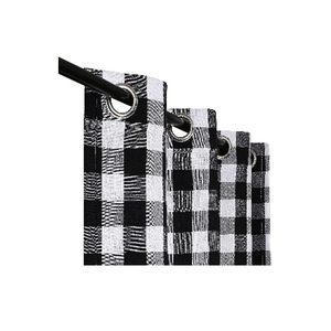 Kinh tế Bông hiện đại trang trại sang trọng dây giày rèm cửa cho cửa sổ tùy chỉnh giá thấp cho phòng khách sạn trang trí - Product Image 2