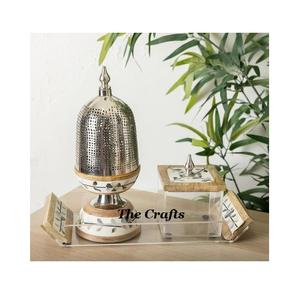 Admirable Design Mabkhara Bakhoor <b>Burner</b> In Stainless Steel <b>Silver</b> Color Deluxe Quality Decorative Dukhoon <b>Burner</b> Mabkhars - Product Image 5