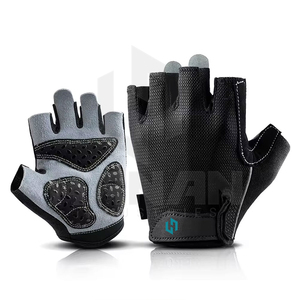 Guantes de ciclismo unisex de medio dedo antideslizantes, almohadilla de gel absorbente de golpes de Pakistán, guantes de carreras de moda para Fitness - Product Image 6