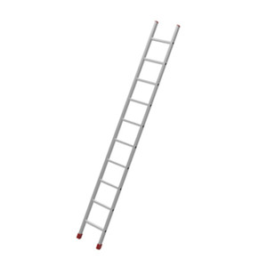 Escalera de Aluminio Simple de 10 Peldaños, 3,0 M - Product Image 1