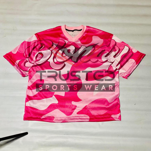 Camiseta de Fútbol Americano Transpirable de Malla, 100% Poliéster, Manga Corta, Talla Grande, Personalizable, Ropa Deportiva al por Mayor - Product Image 4