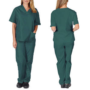 Ensembles de gommage pour uniformes d'infirmières Tissu extensible confortable et respirant Couleur personnalisée Ensemble de gommages médicaux pour femmes de qualité supérieure - Product Image 3