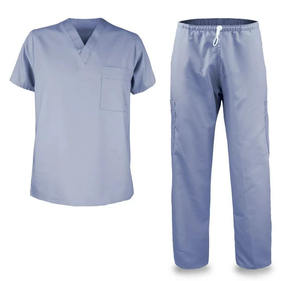 OEM disponible en tarifa al por mayor Hombres Hospital Uniforme Soft Stuff Transpirable fregado enfermera conjunto de color personalizado Hospital Scrubs Set - Product Image 5