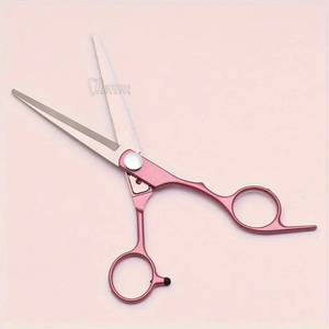 Ciseaux à cheveux en acier inoxydable pour droitier tranchant ergonomique haute précision barbier lame droite pansement professionnel - Product Image 4