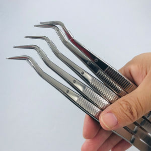Pinces dentaires manuelles en acier inoxydable de qualité supérieure, à dents, angulaires, durables, certifiées CE, instruments de thérapie orale chirurgicale - Product Image 1