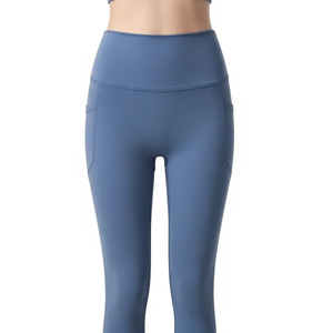 Ensembles de yoga respirants taille haute avec ceintures élastiques, ajustement doux et confortable, vêtements de sport pour la salle de sport, entraînement, vêtements de sport pour femmes - Product Image 1