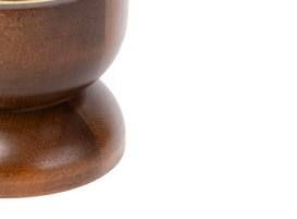 Quemador de Incienso Bakhoor de Madera Oscura de Lujo con Tapa de Metal con Filigrana Dorada, Porta Incienso Redondo de Madera Portátil para Oud y Decoración del Hogar - Product Image 5