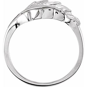 <b>Adjustable</b> Rose Gold Plated Leaf Inlay Statement Fashion <b>Ring</b> Stylish 18K Animal Shape <b>Ring</b> for Gift - Product Image 2