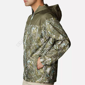 Vestes sur mesure grande taille pour hommes Veste coupe-vent de randonnée formelle en polyester léger et imperméable pour hommes - Product Image 3